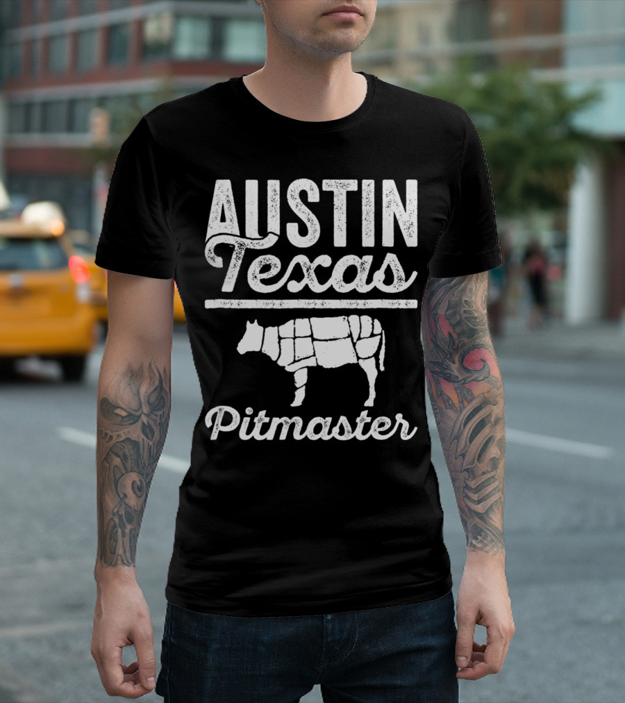 Austin Texas Pitmaster BBQ Dad For 82 T-Shirt