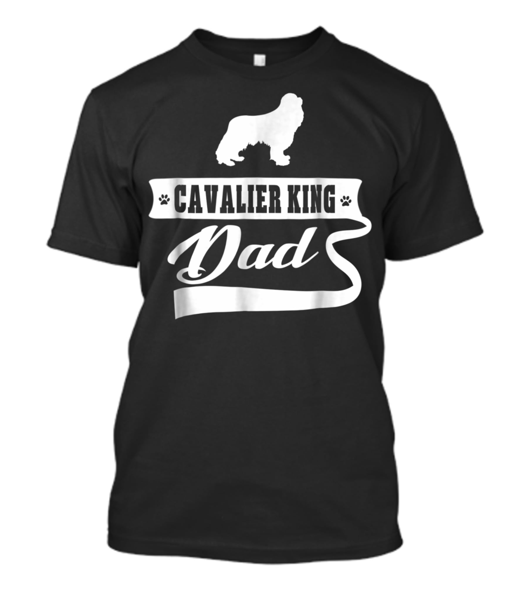 Cavalier King Dad Mens Animal Dogs T-Shirt