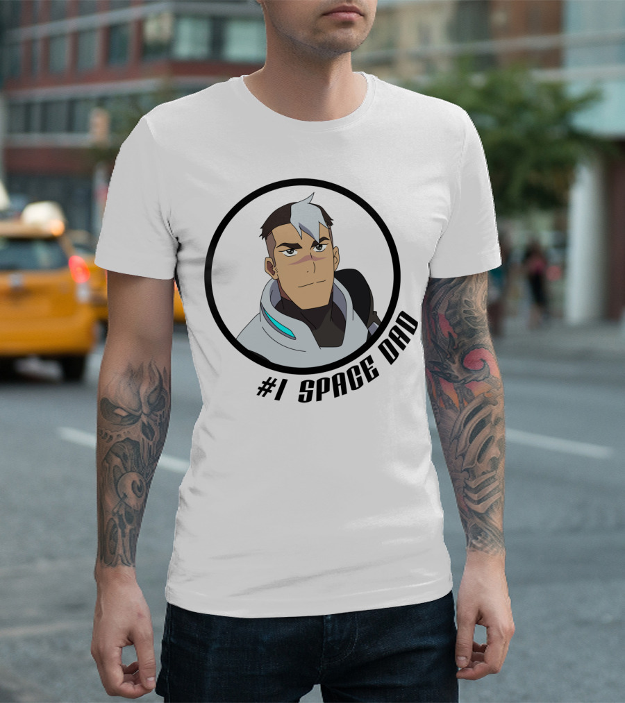 DreamWorks Voltron #1 Space Dad Shiro Character Crewneck99 T-Shirt