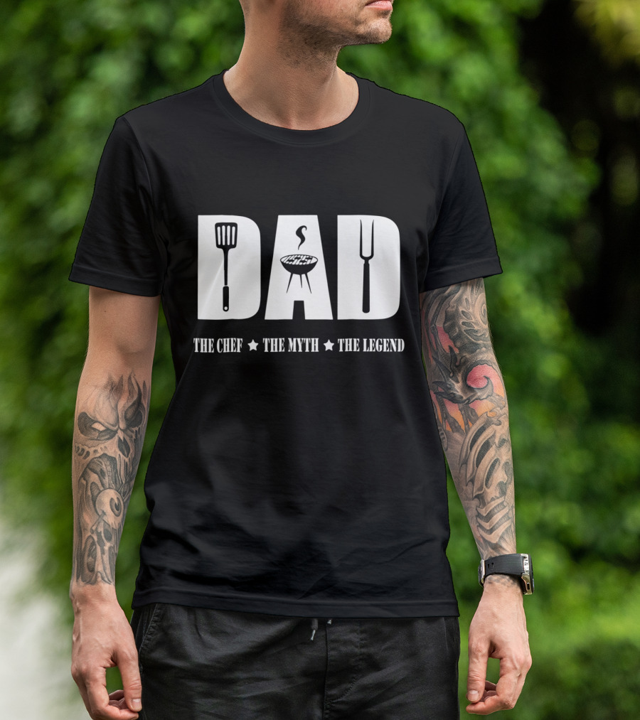Dad The Chef The Myth The Legend T-Shirt