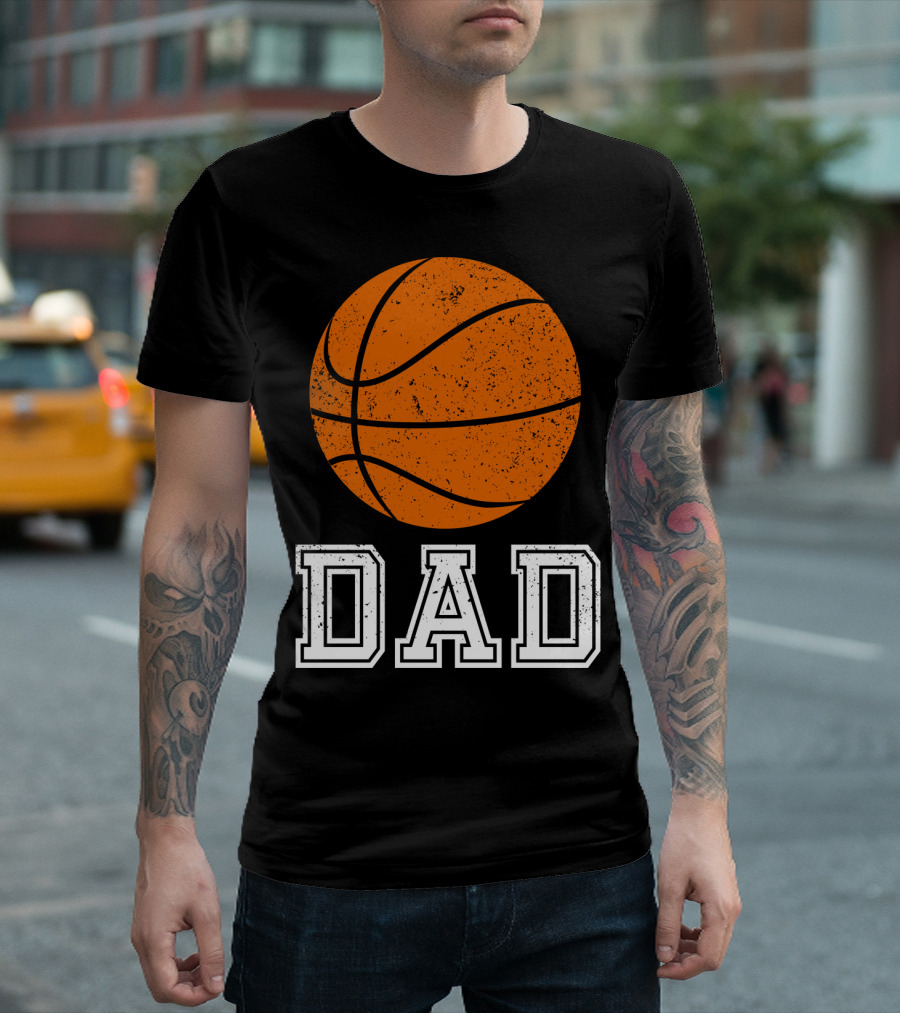 Basketball Dad Baller Dads Dad Ball T-Shirt