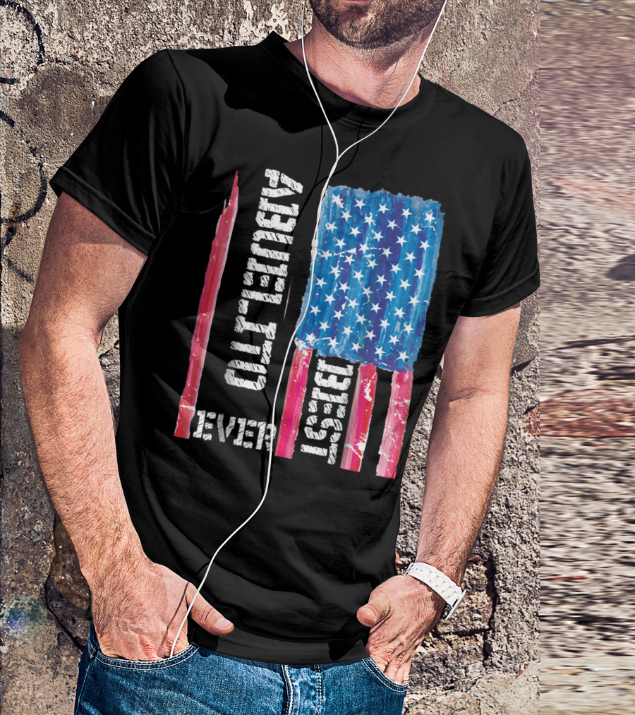 Best Abuelito Ever Distressed American Flag T-Shirt