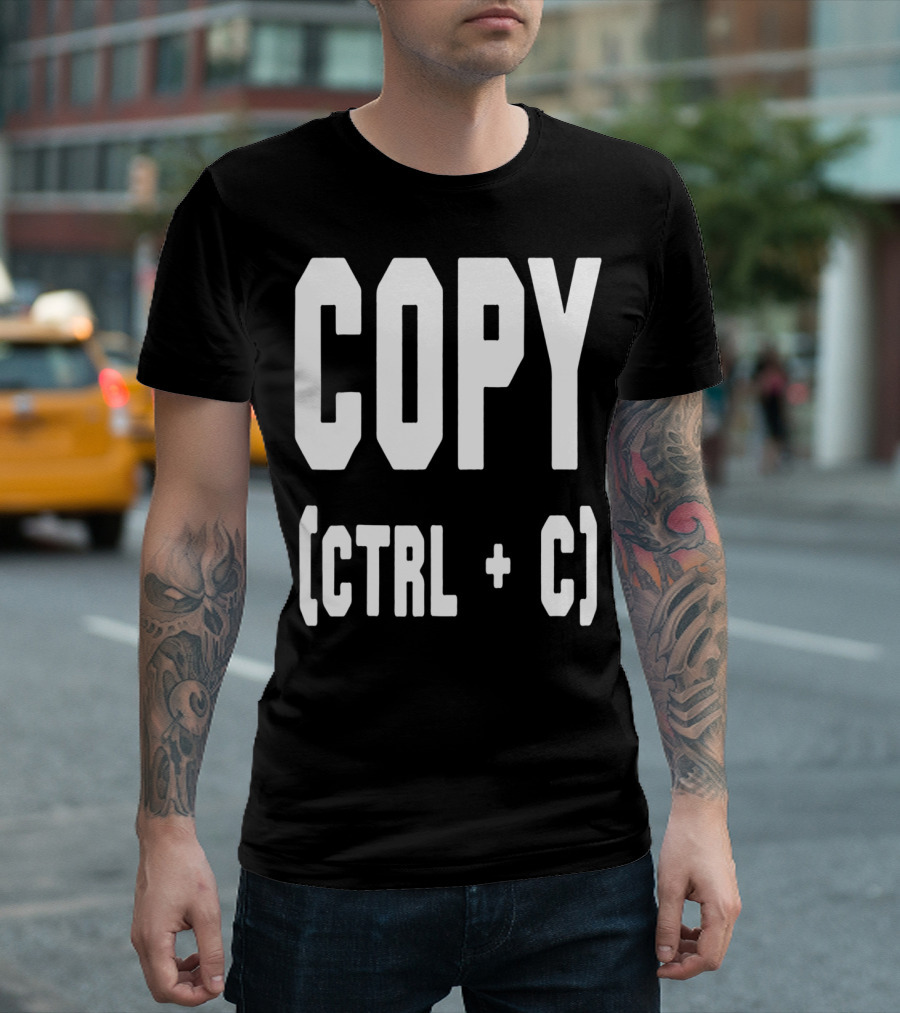 Best Funny Birthday Dad Papa From Sons Copy Ctrl + C 76 T-Shirt
