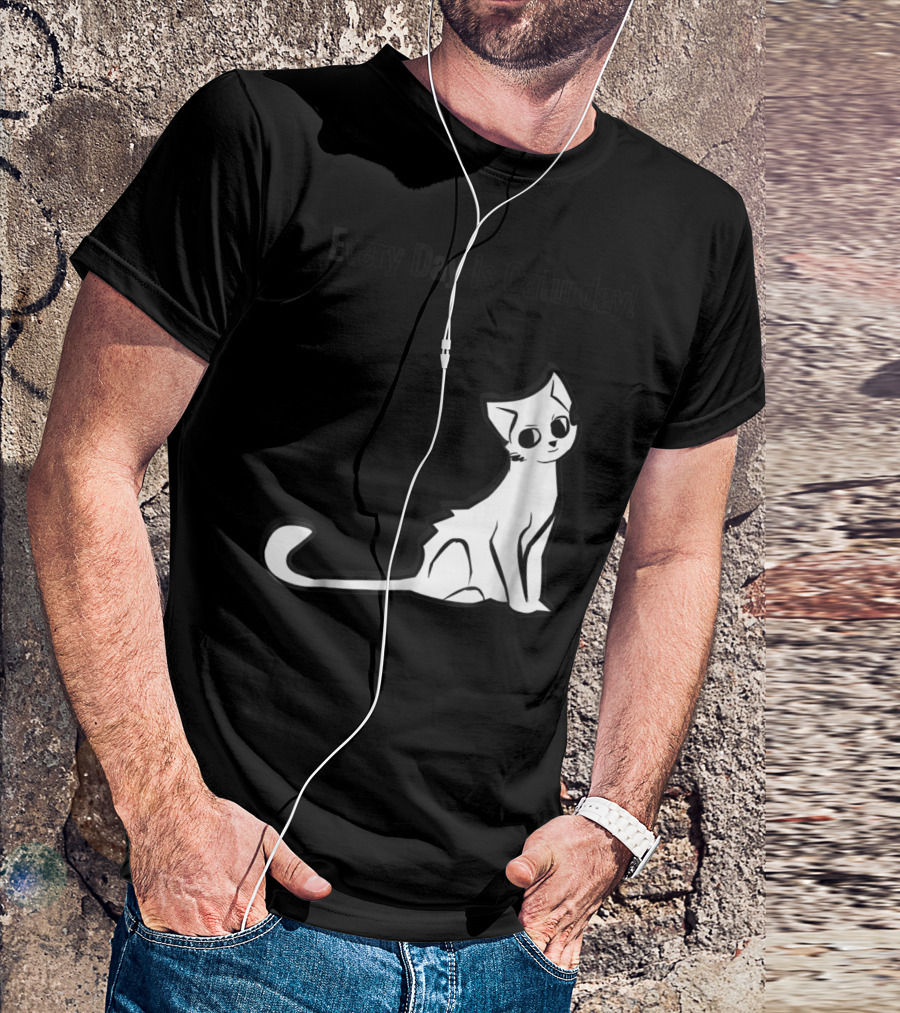 Every Day Is Caturday Cat Lover Cat Mom Dad T-Shirt