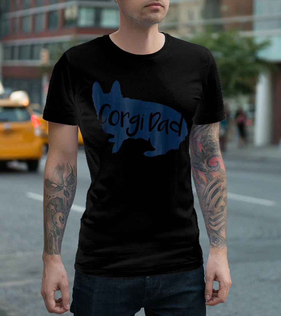 Corgi Dad CorgiLover Dog T-Shirt