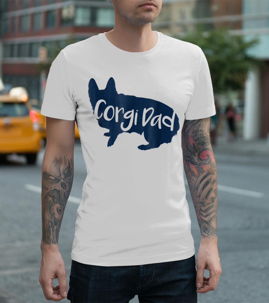 Corgi Dad CorgiLover Dog T-Shirt