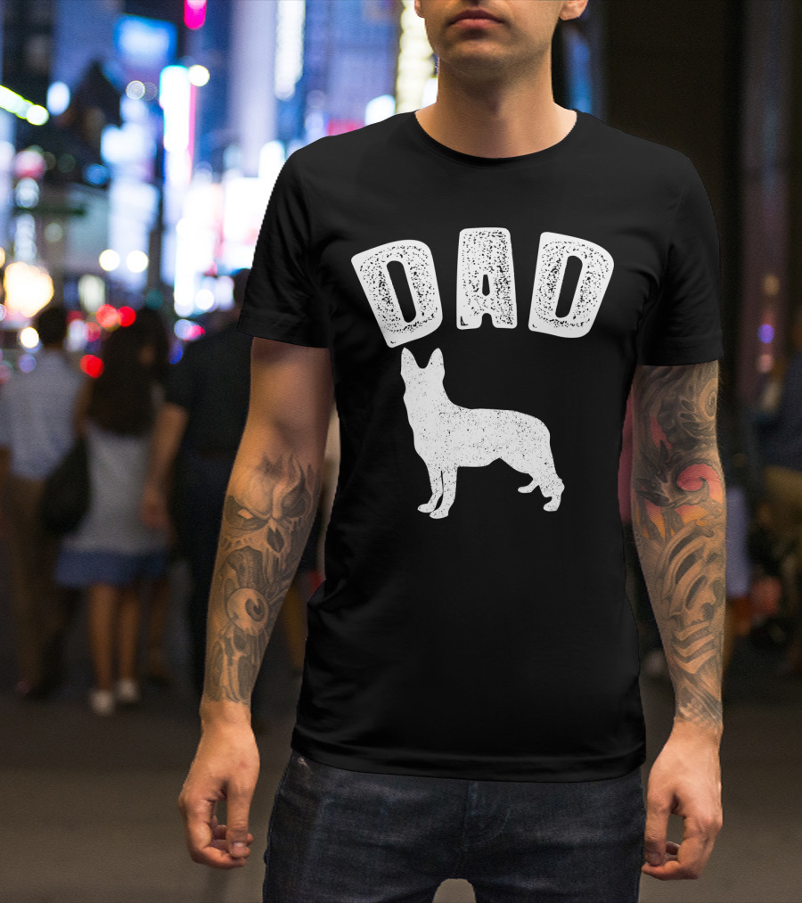 DAD GERMAN SHEPARD Matching Family T-Shirt