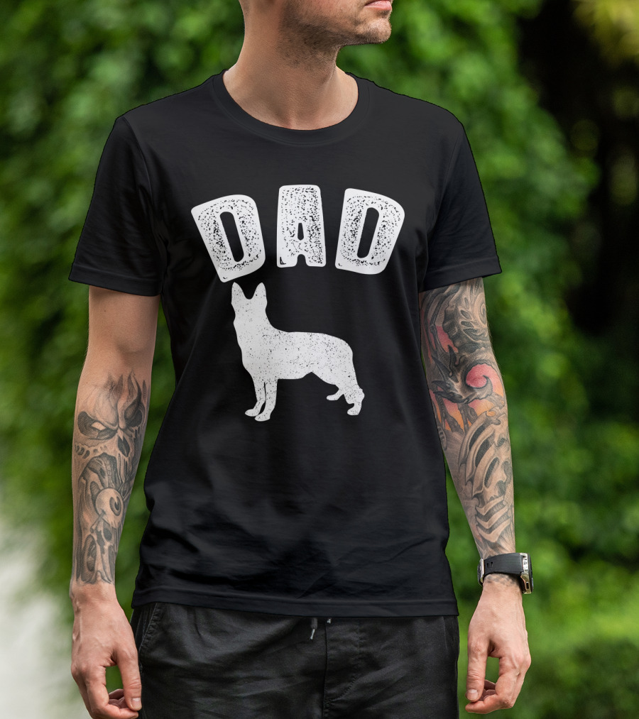 DAD GERMAN SHEPARD Matching Family T-Shirt