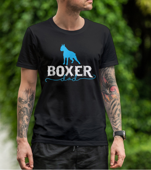 Boxer Dog Dad T-Shirt