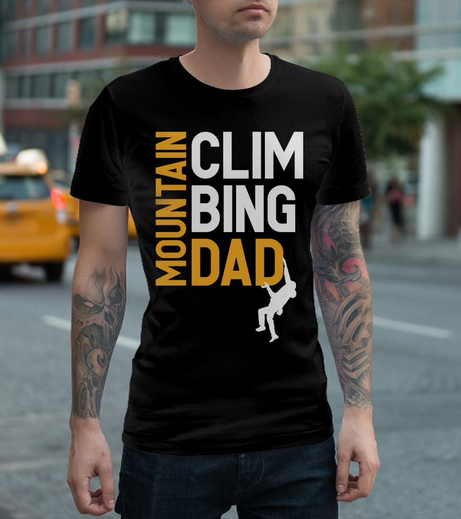 MOUNTAIN CLIMBING DAD T-Shirt