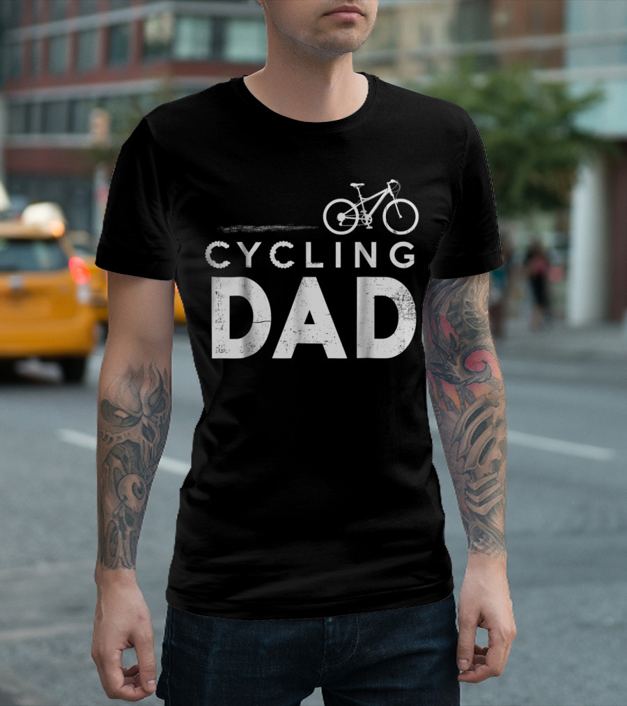 Cycling Dad Bike T-Shirt
