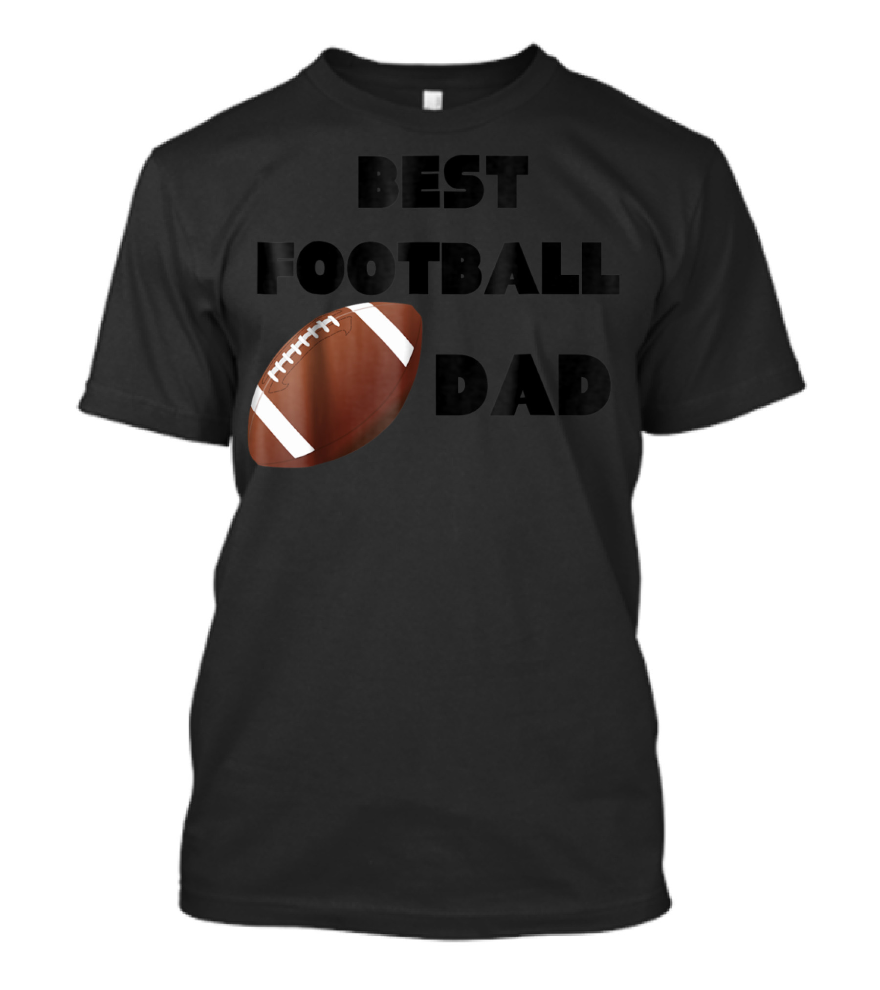 Best Football Dad Novelty Sports Football Dad T-Shirt