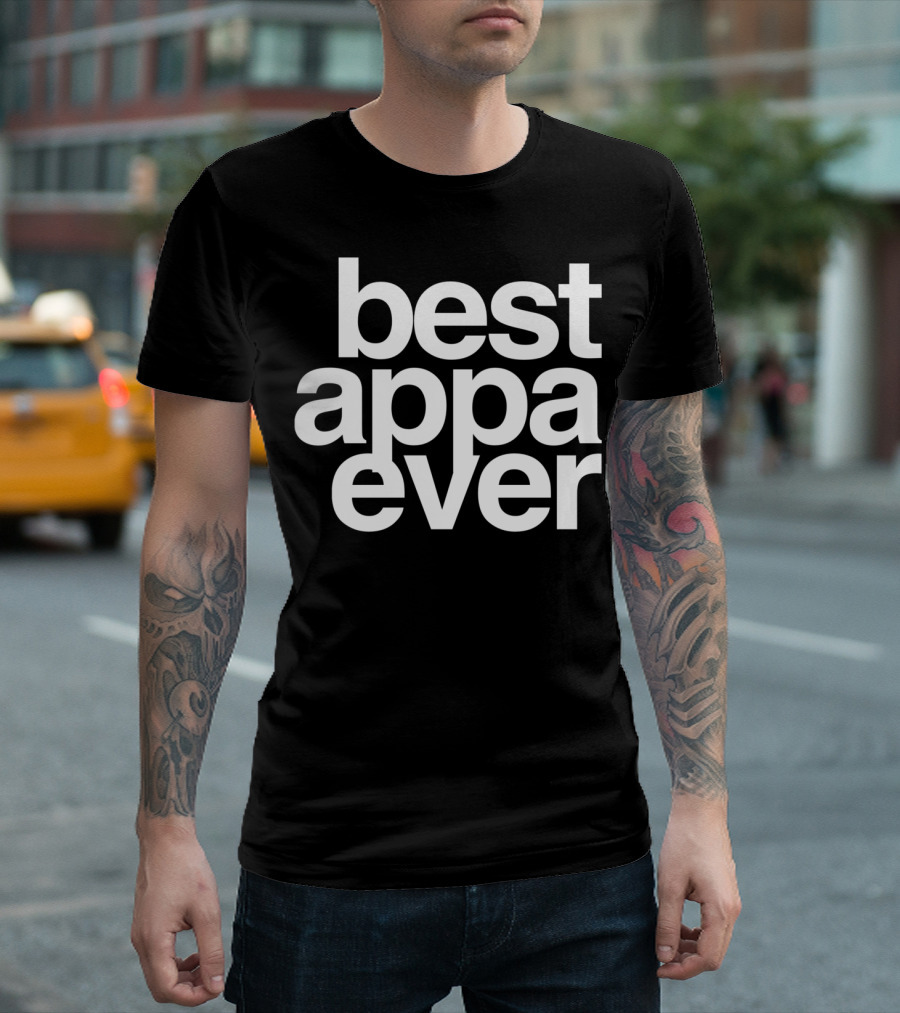 Best Appa Ever Korean Dad T-Shirt