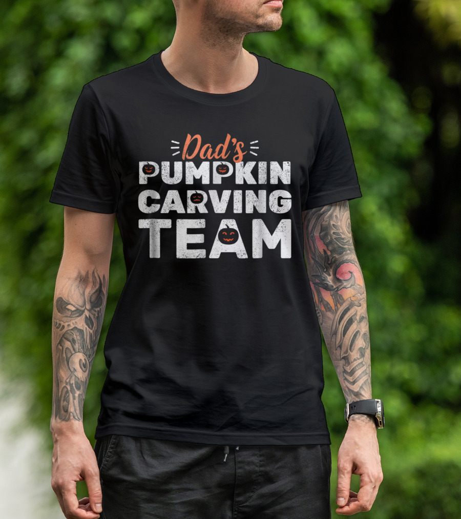 Dad's Pumpkin Carving Team T-Shirt