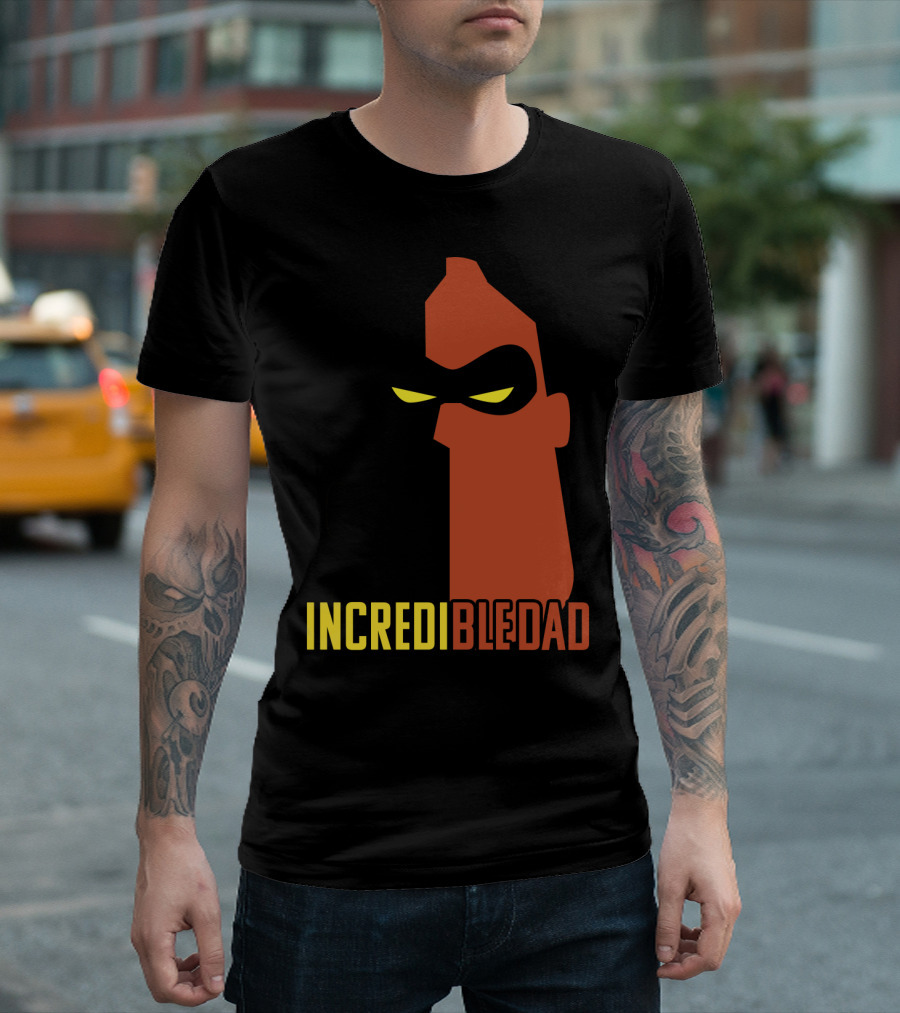 Disney Pixar Incredibles 2 IncrediBle Dad Hero Mask T-Shirt