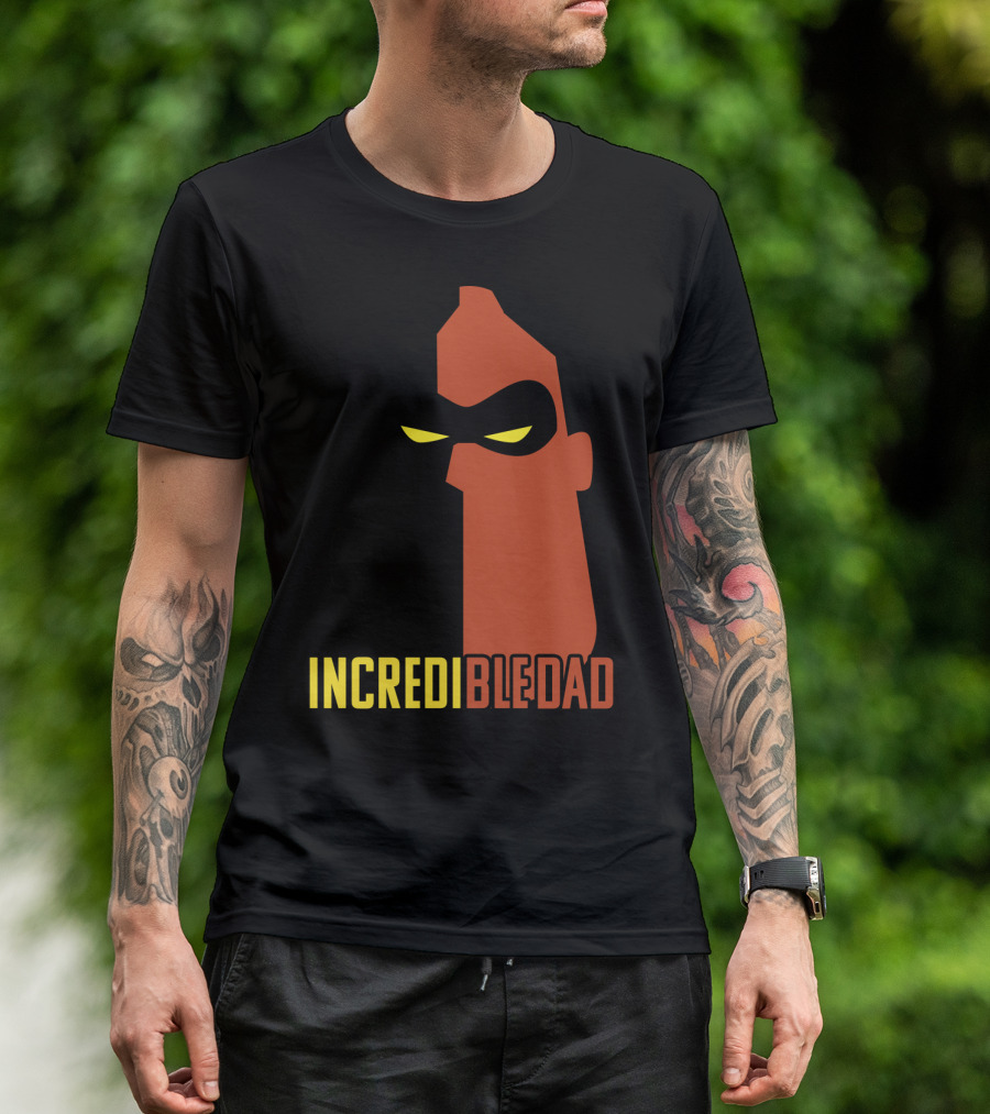 Disney Pixar Incredibles 2 IncrediBle Dad Hero Mask T-Shirt