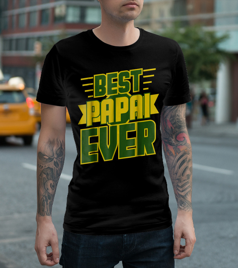 Best Papai Ever Awesome Brazilian Dad Brazil T-Shirt