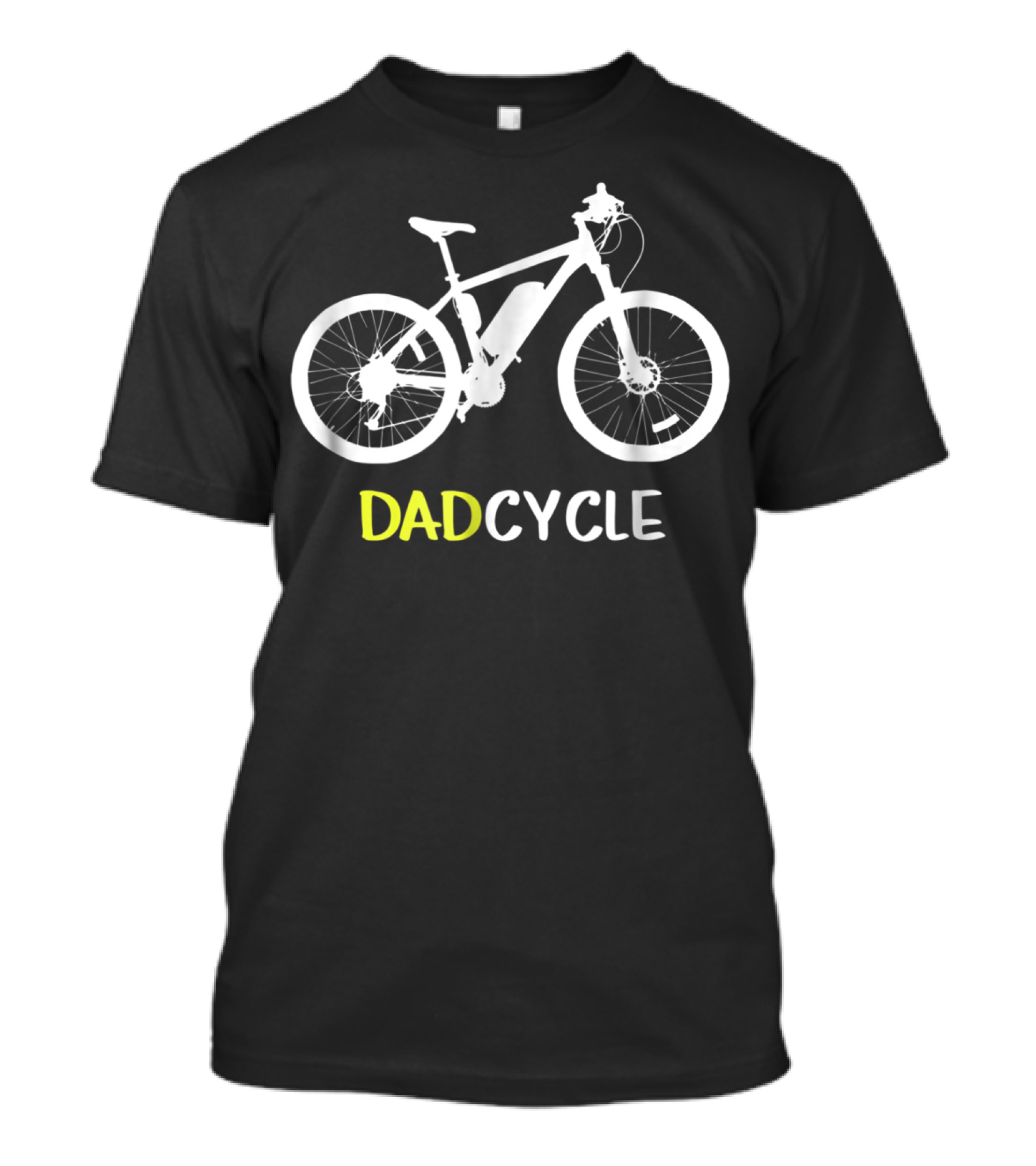 Dad Dadcycle Cycling Dad Bicycle Matching Cyclist Father Mom N Kids22 T-Shirt
