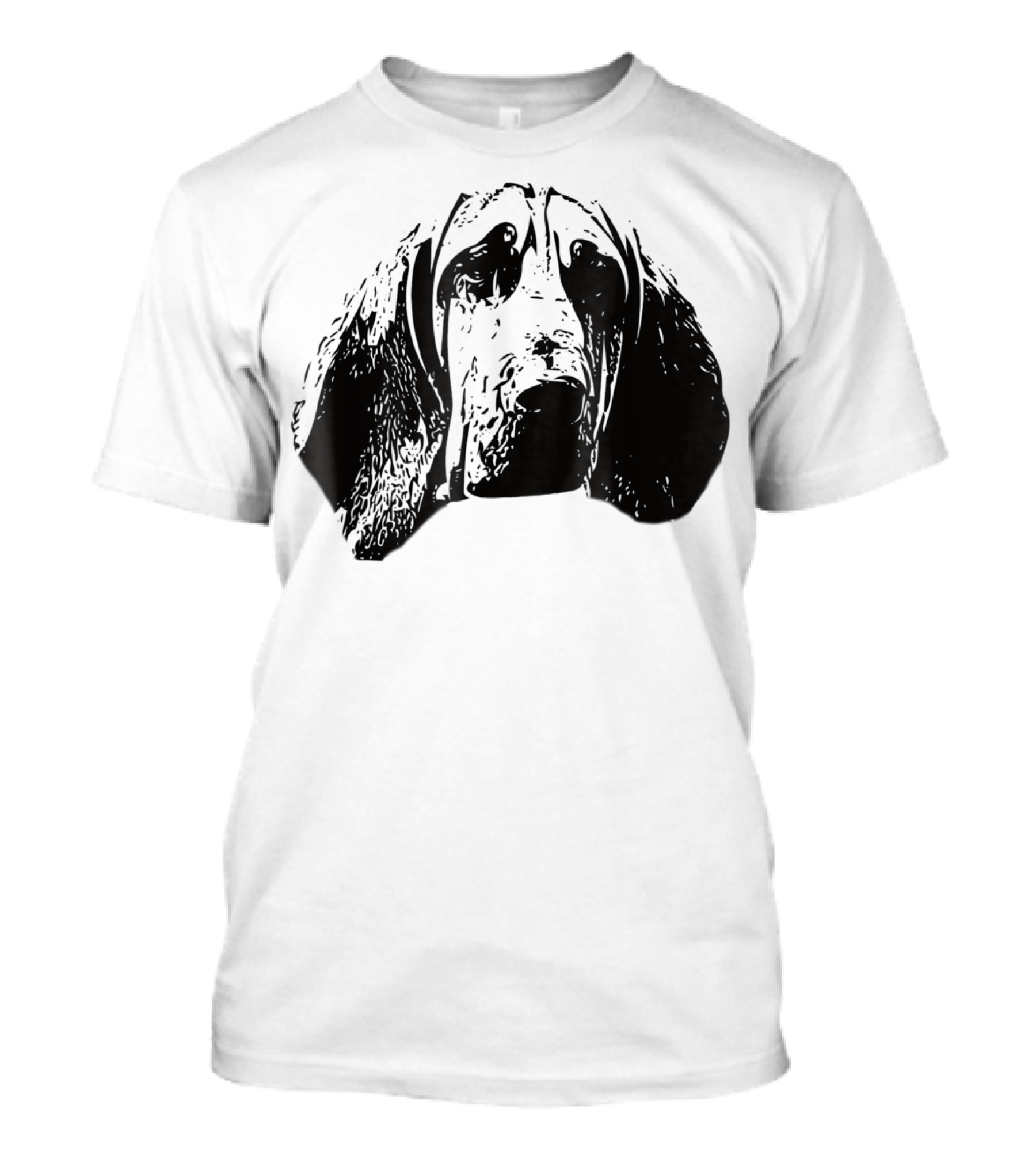 Bloodhound Face Dog Mom Or Dad T-Shirt