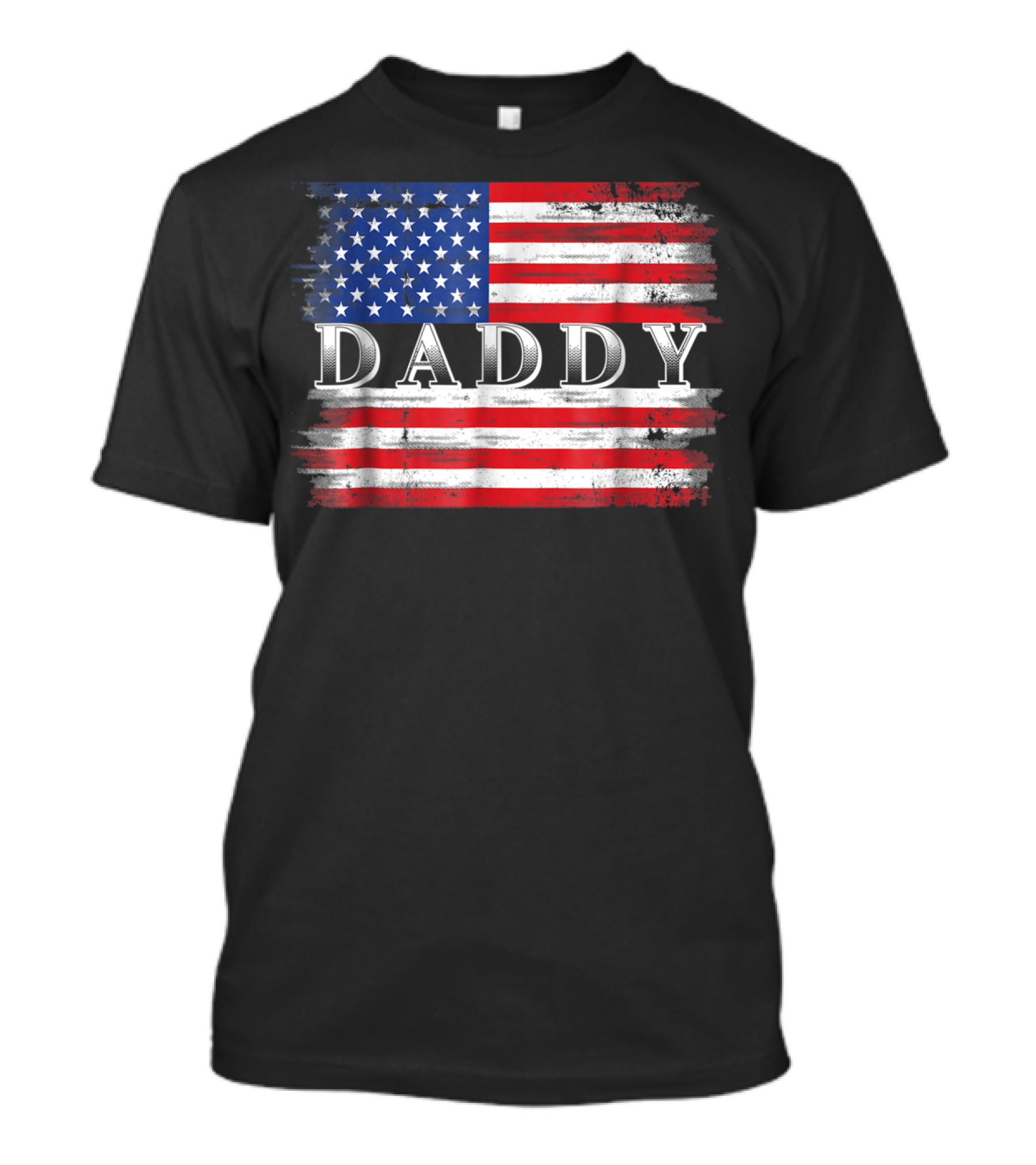 All American Daddy Patriotic 4th Of July Flag T-Shirt