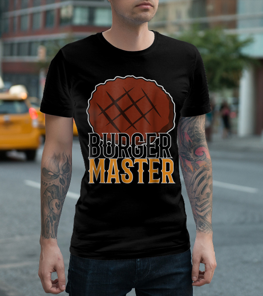 Burger Master Hot Patty Grilled BBQ Dad61 T-Shirt