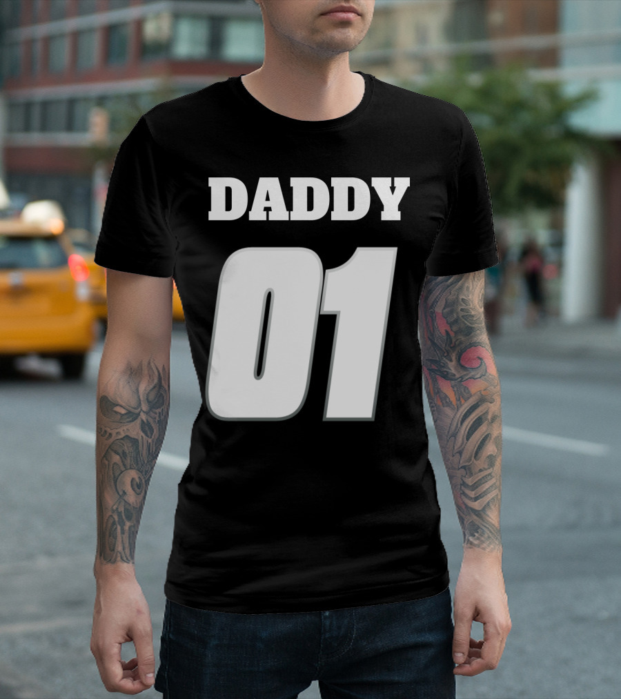 Daddy 01 Number One Dad T-Shirt