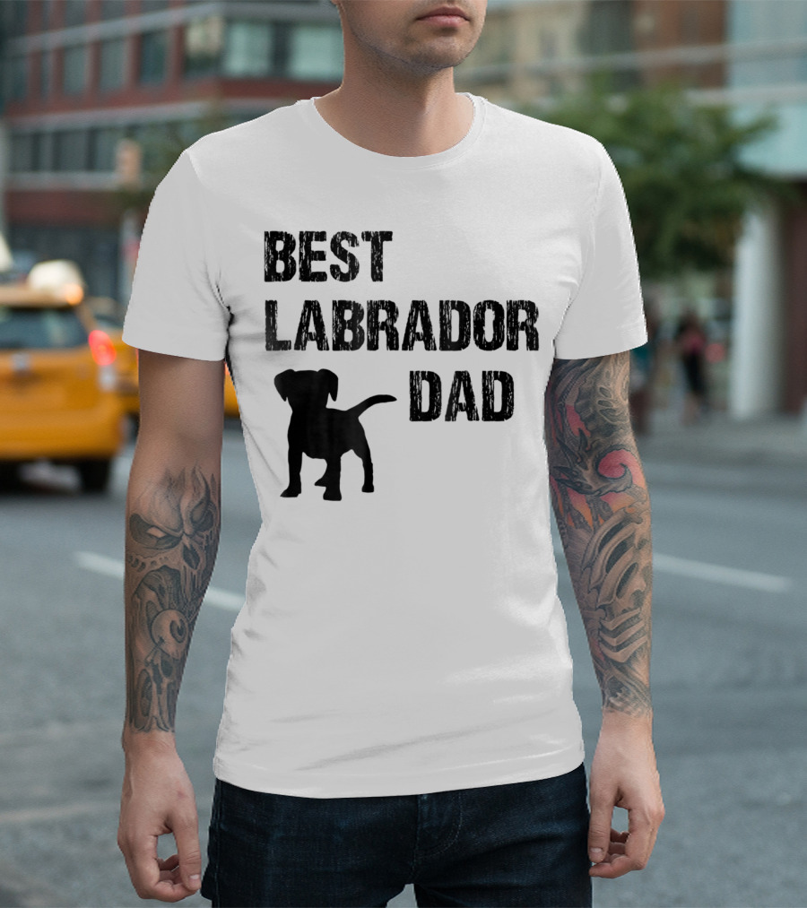 Best Labrador Dad T-Shirt