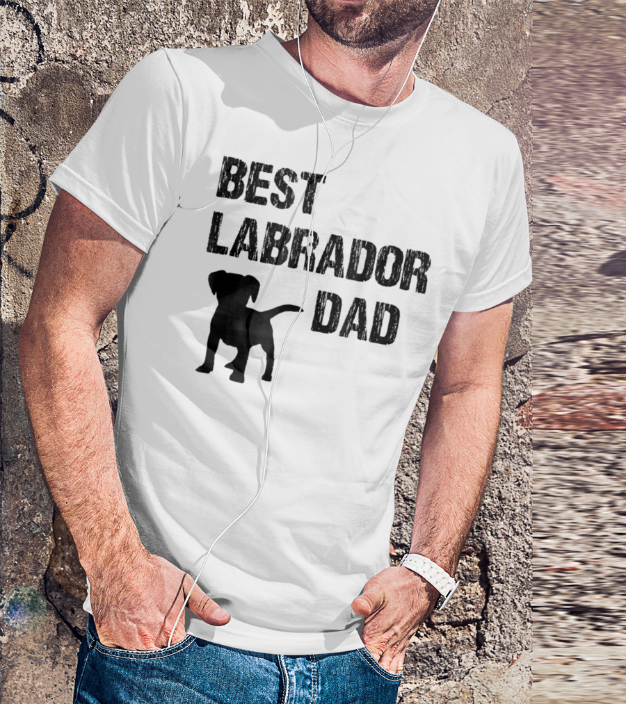 Best Labrador Dad T-Shirt