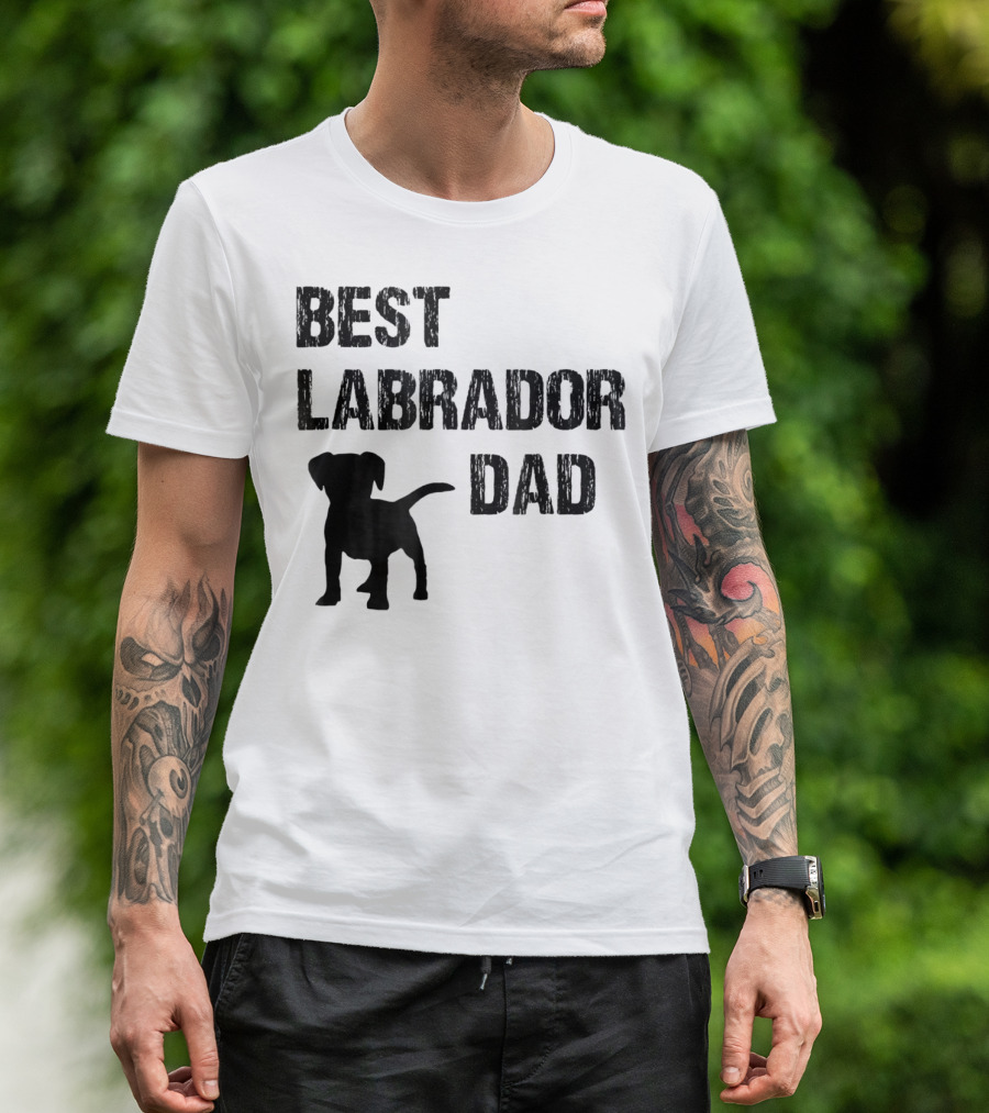 Best Labrador Dad T-Shirt