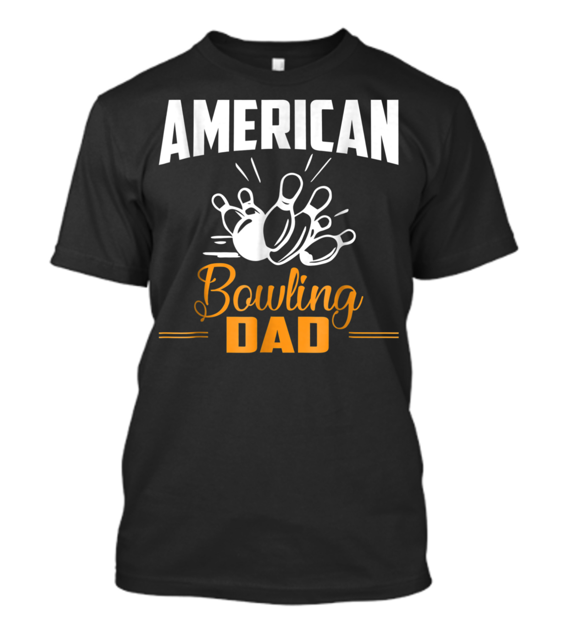 American Bowling Dad Bowler Dad 4th Of July T-Shirt