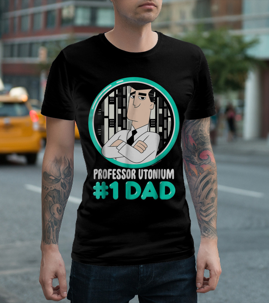 CN Powderpuff Girls Professor Utonium #1 Dad T-Shirt