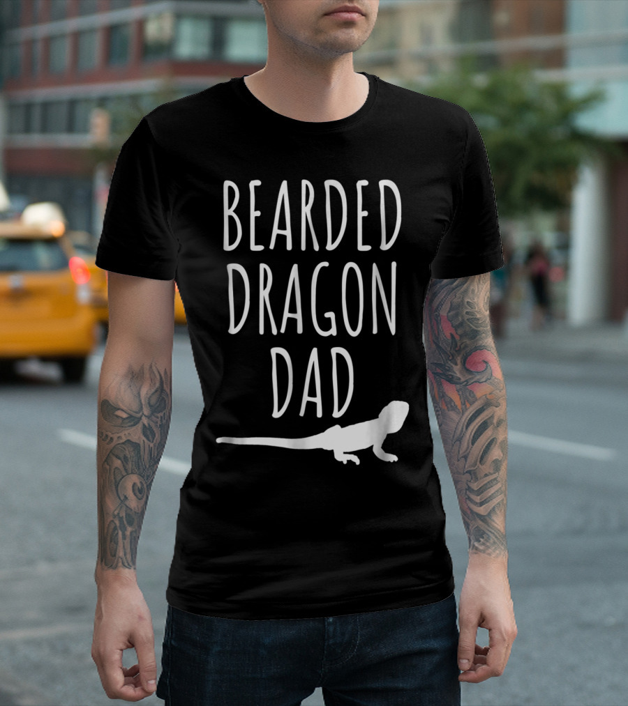 Bearded Dragon Dad Reptile Enthusiast T-Shirt