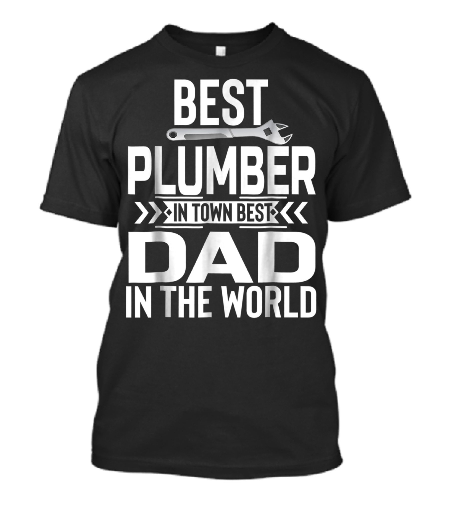 BEST PLUMBER IN TOWN BEST DAD IN THE WORLD T-Shirt