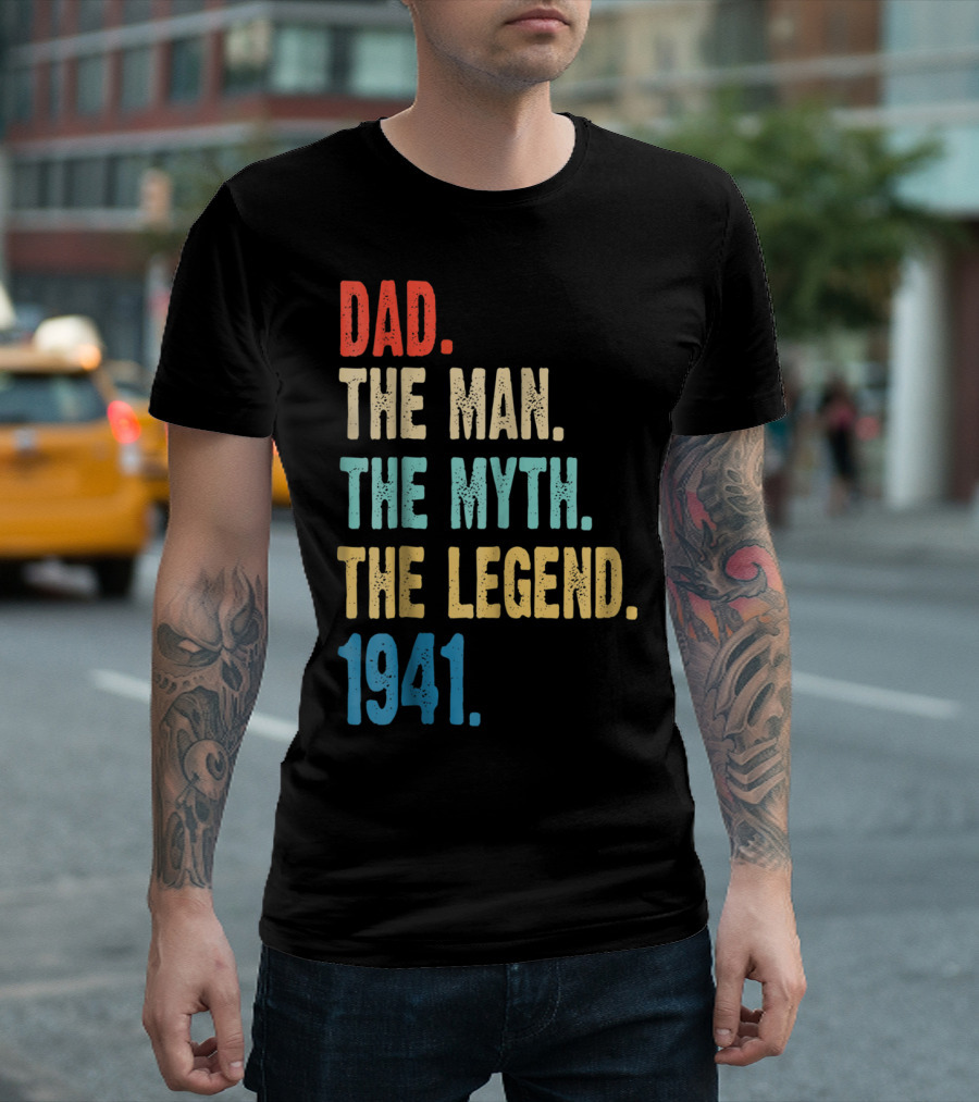 Dad The Man The Myth The Legend 1941 T-Shirt