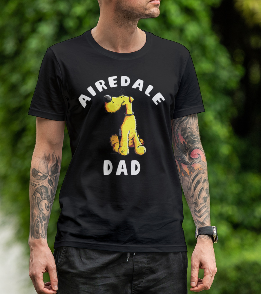 Airedale Terrier Dad T-Shirt