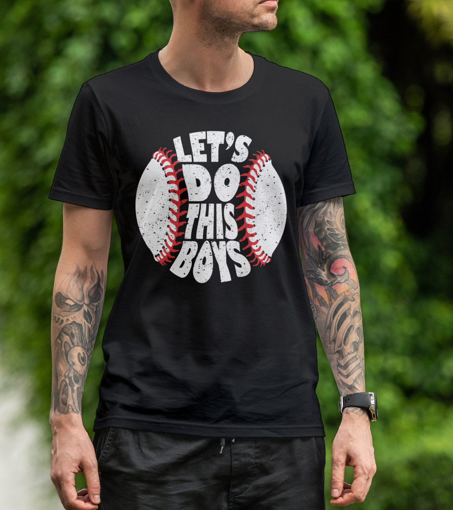 Let's Do This Boys Baseball Spirit T-Shirt