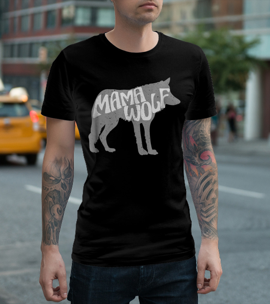 Mama Wolf Wolf T-Shirt