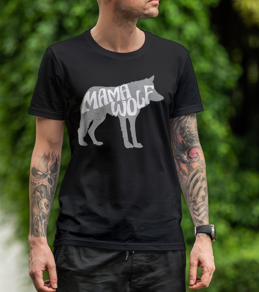 Mama Wolf Wolf T-Shirt
