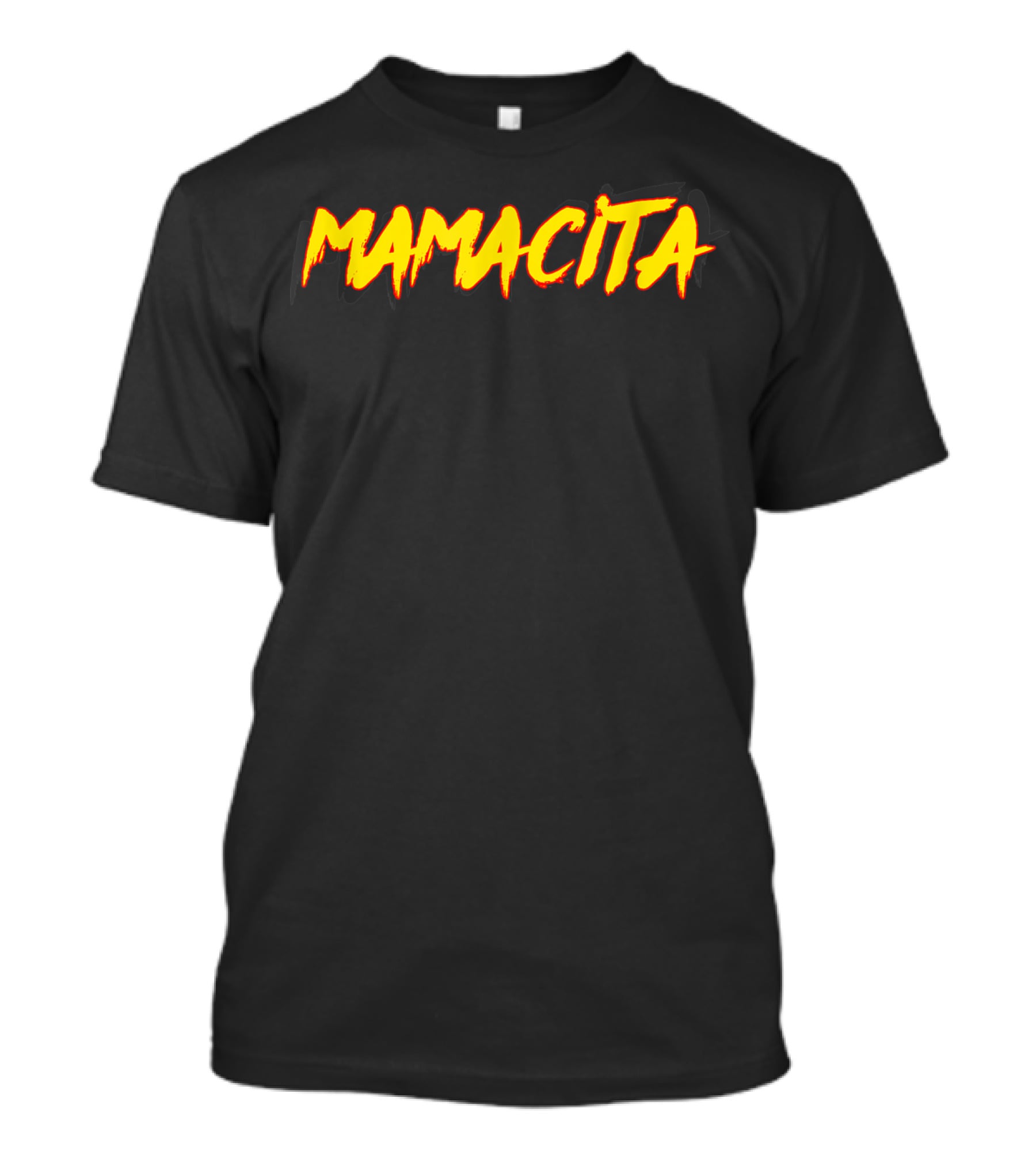 Mamacita Mama Latina Spanish Wife Girl35 Bold Retro Font T-Shirt