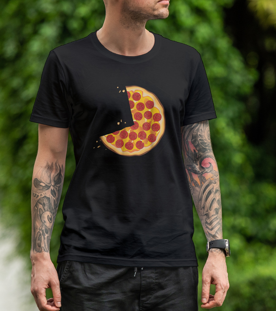 Matching Pizza Slice With 2 Kids Babies Twins Funny81 T-Shirt