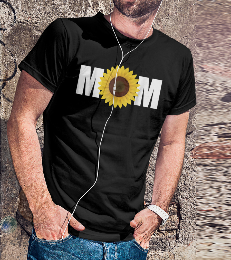 MOM Sunflower Floral T-Shirt