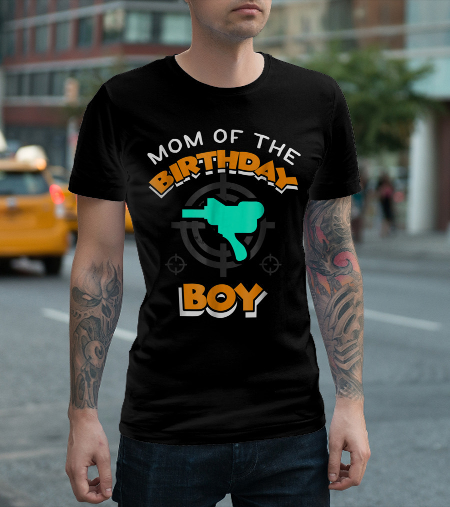 Mom of the Birthday Boy Paintball Party Mother42 T-Shirt