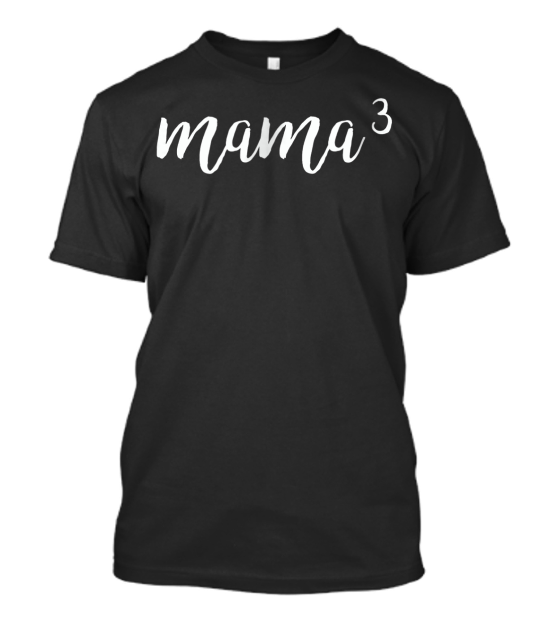 Mama Cubed 3x Moms And Mom Of Three T-Shirt