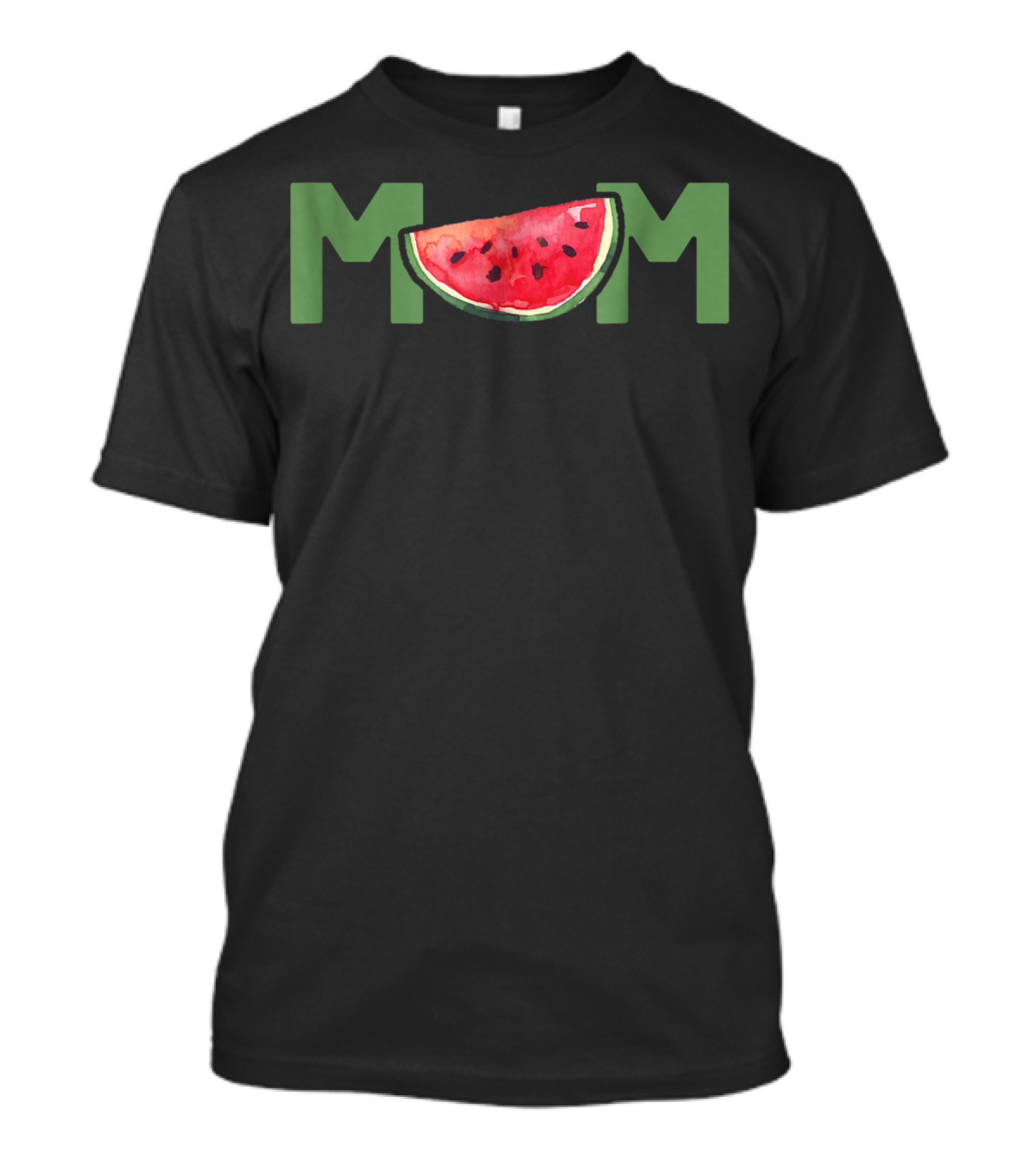 Mom Watermelon Funny Summer Fruit Mom T-Shirt