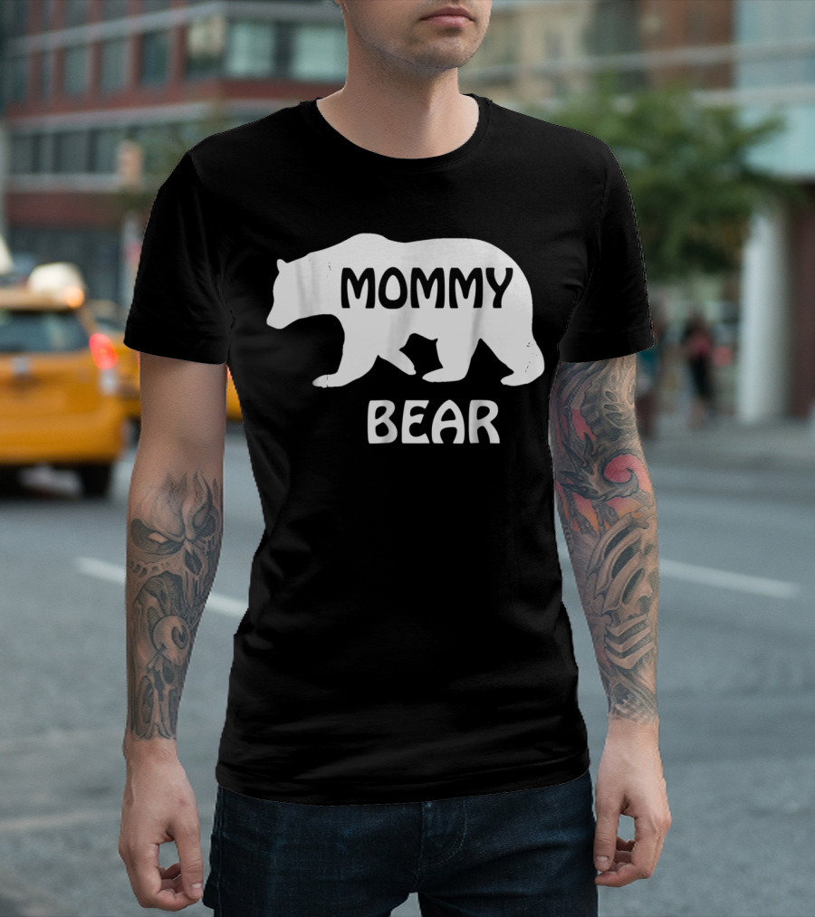 Mommy Bear Great For Mother Mom Mama Birthday95 Bear T-Shirt