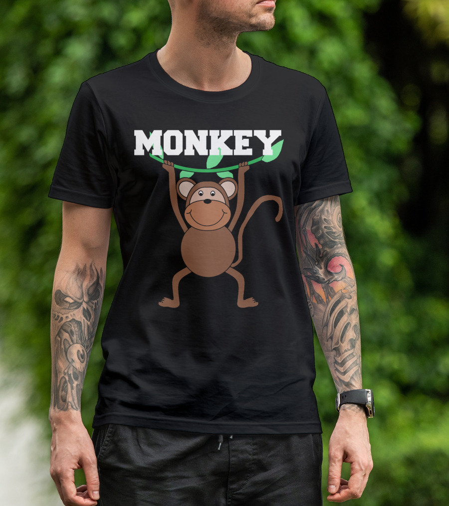 Monkey Circus Birthday Matching For Mom Son Daughter T-Shirt