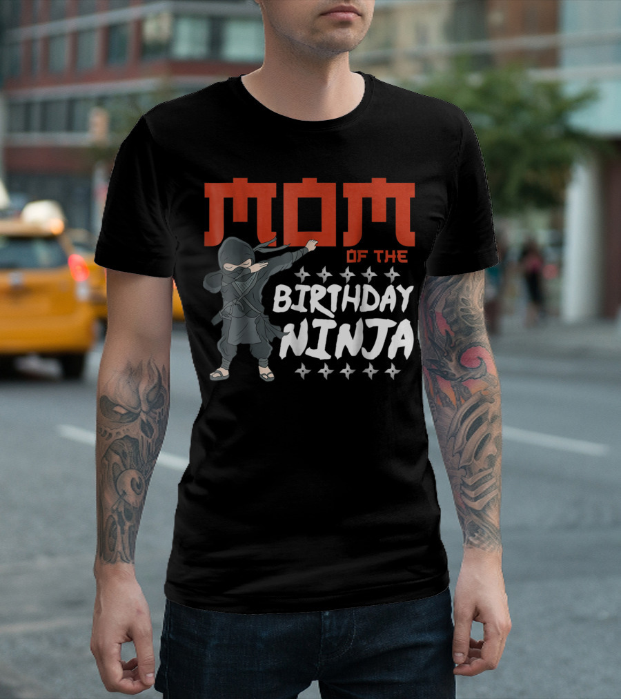 MOM of the Birthday Ninja Party Wear22 T-Shirt