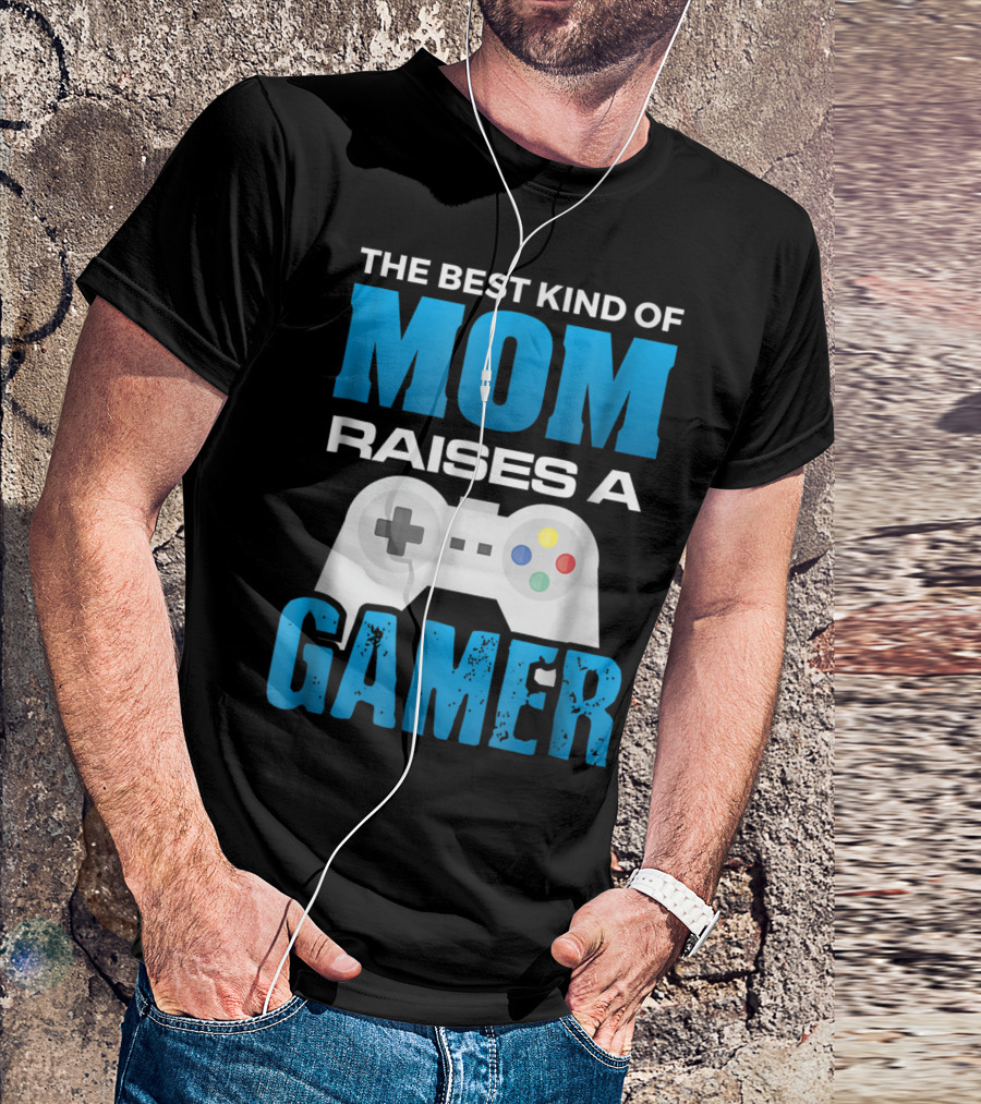 The Best Kind Of Mom Raises A Gamer Controller Vintage T-Shirt