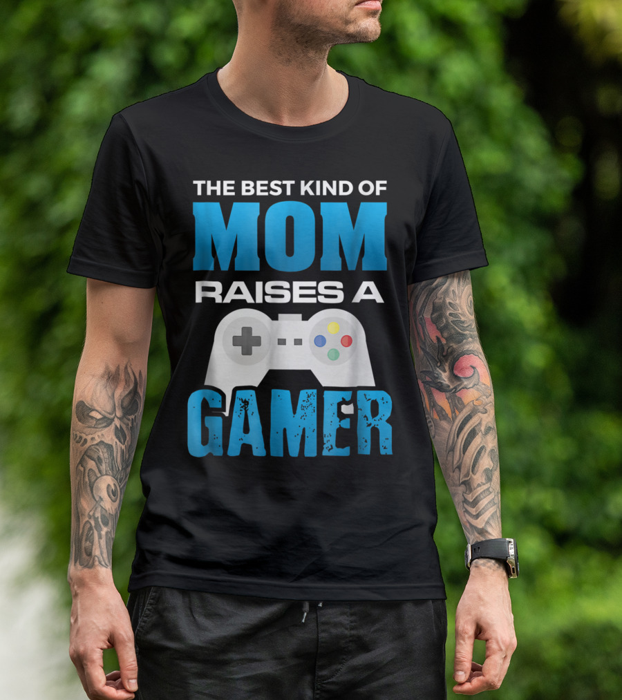 The Best Kind Of Mom Raises A Gamer Controller Vintage T-Shirt
