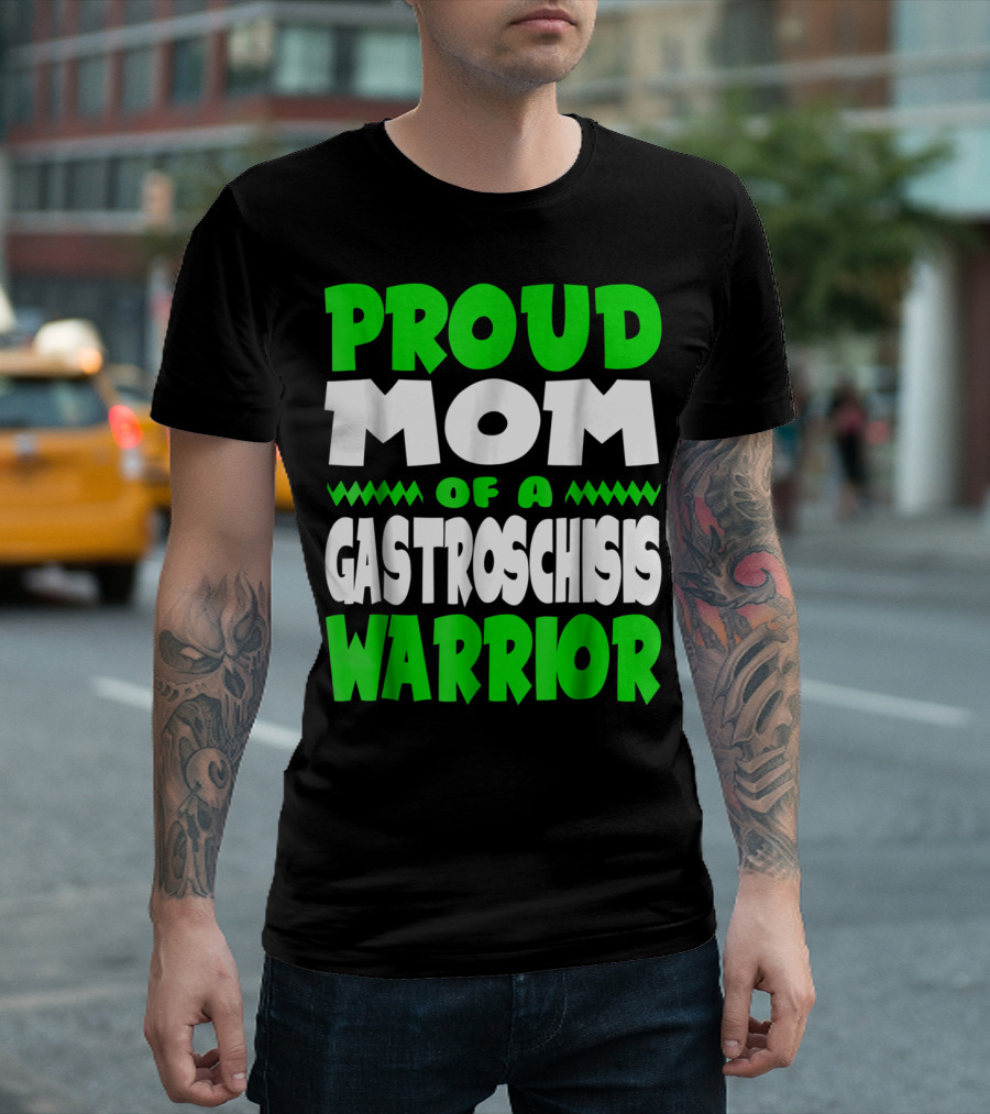 Proud Mom of a Gastroschisis Warrior Awareness T-Shirt